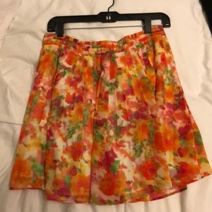 Floral dressy skirt!